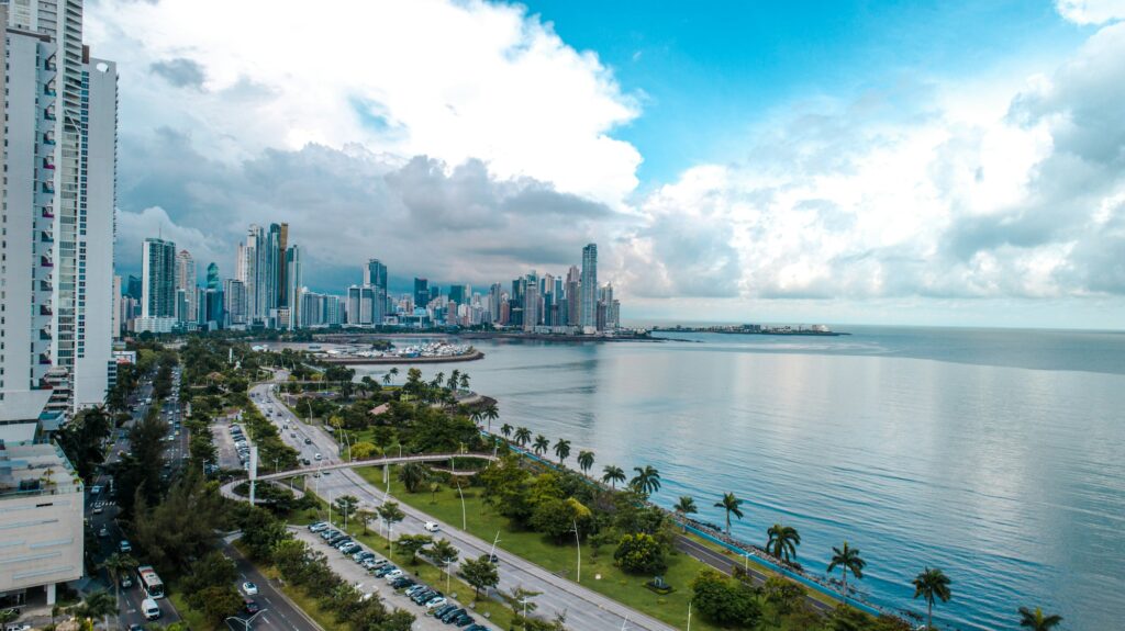 Vista aérea da Cidade do Panamá